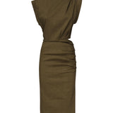 Abito "Cielo" verde militare 104955 A0IMX26 PINKO 