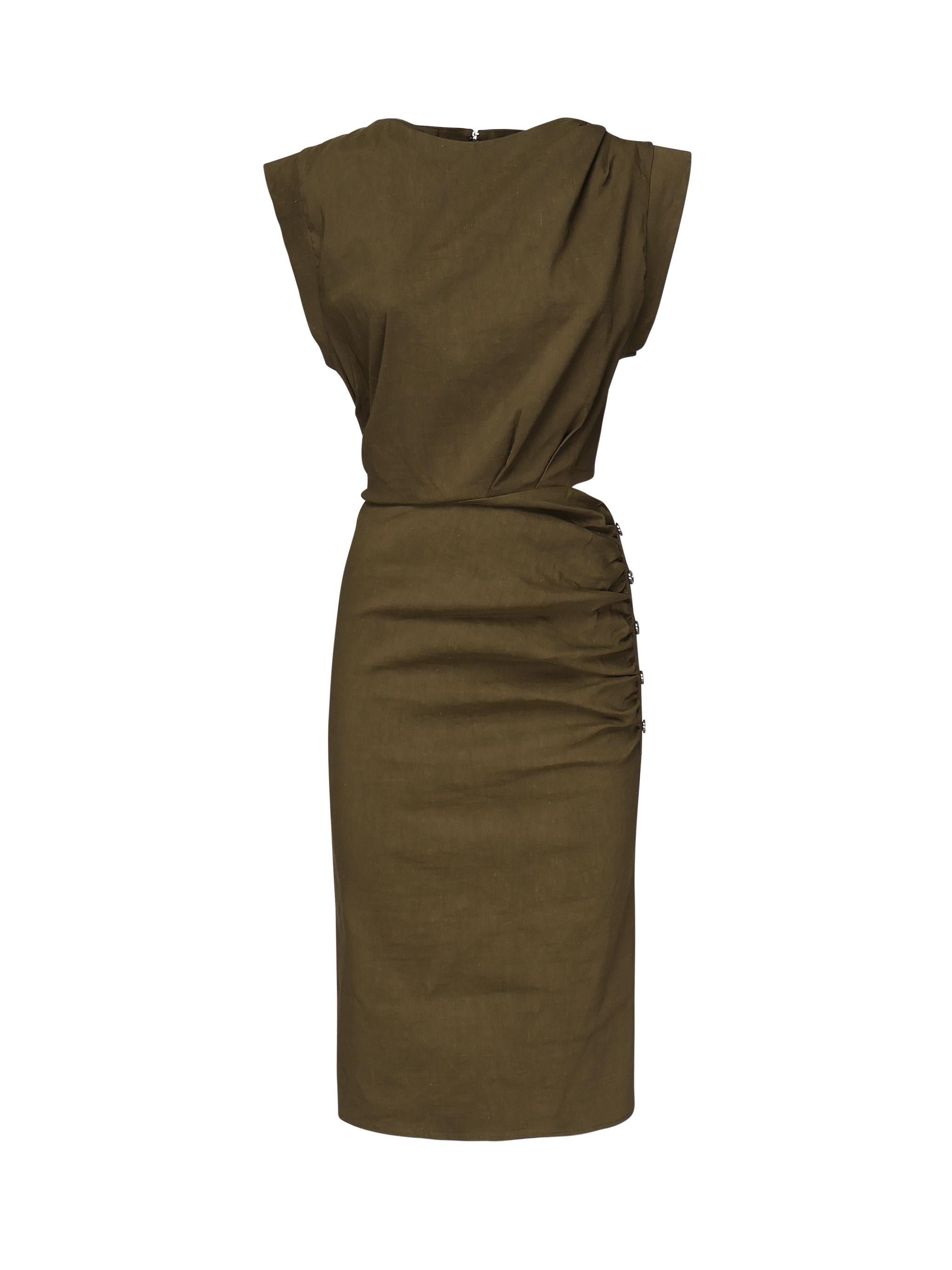 Abito "Cielo" verde militare 104955 A0IMX26 PINKO 