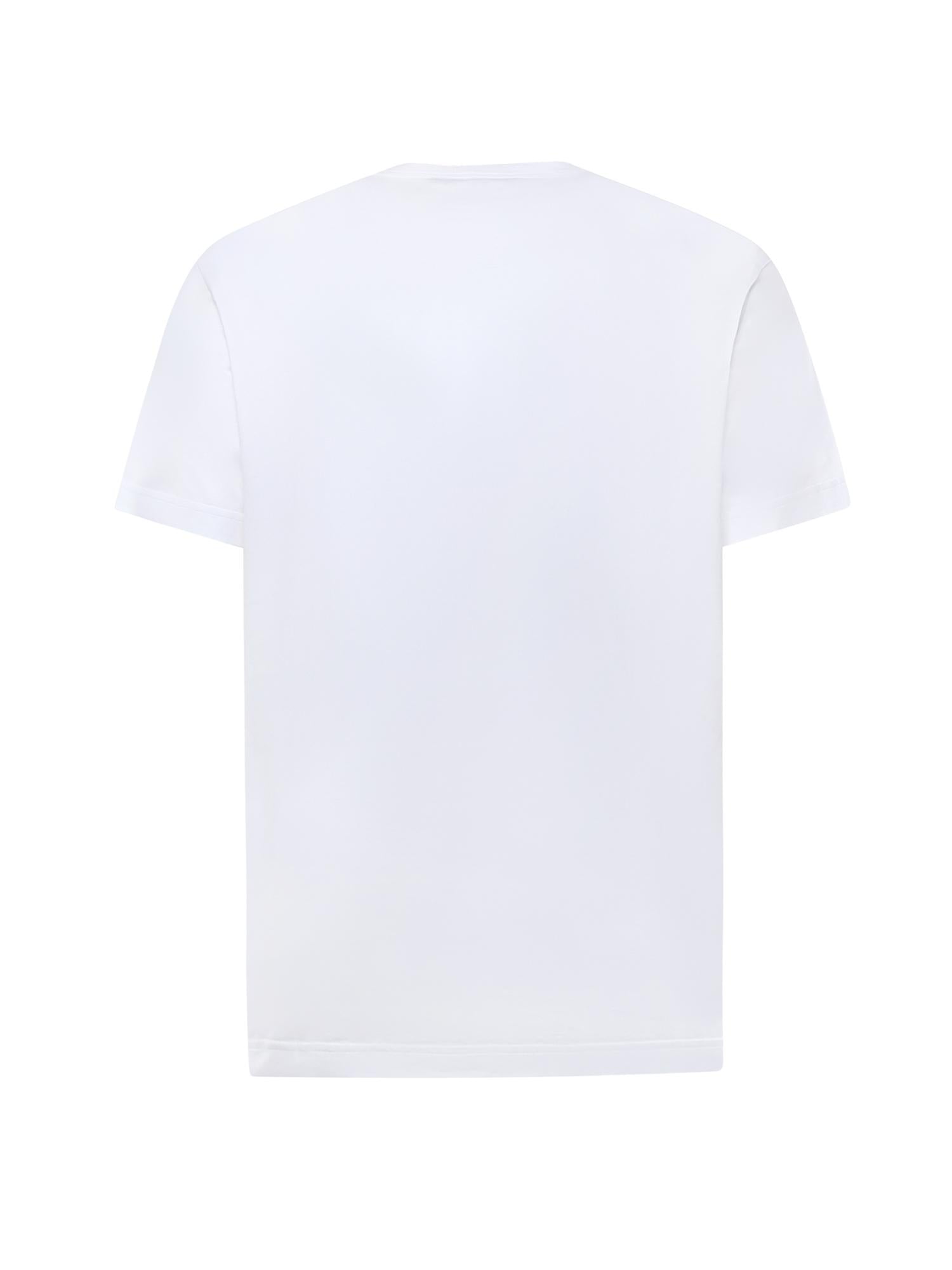 T-shirt in cotone con patch araldico G8PT1Z G7PZUW0800 DOLCE & GABBANA 