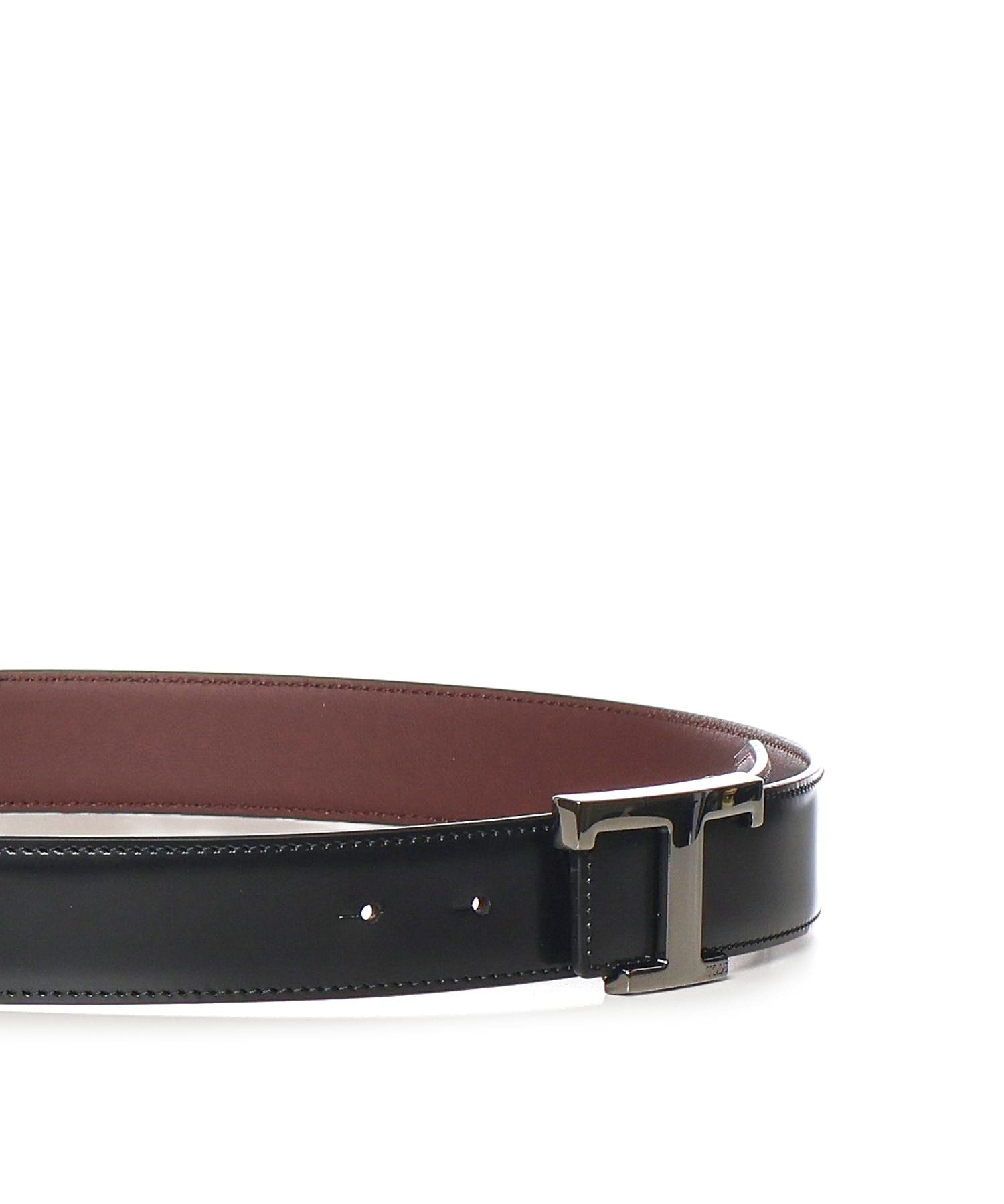 Cintura Reversibile T Timeless in pelle XCMCQR55100HDL 576C TOD'S 