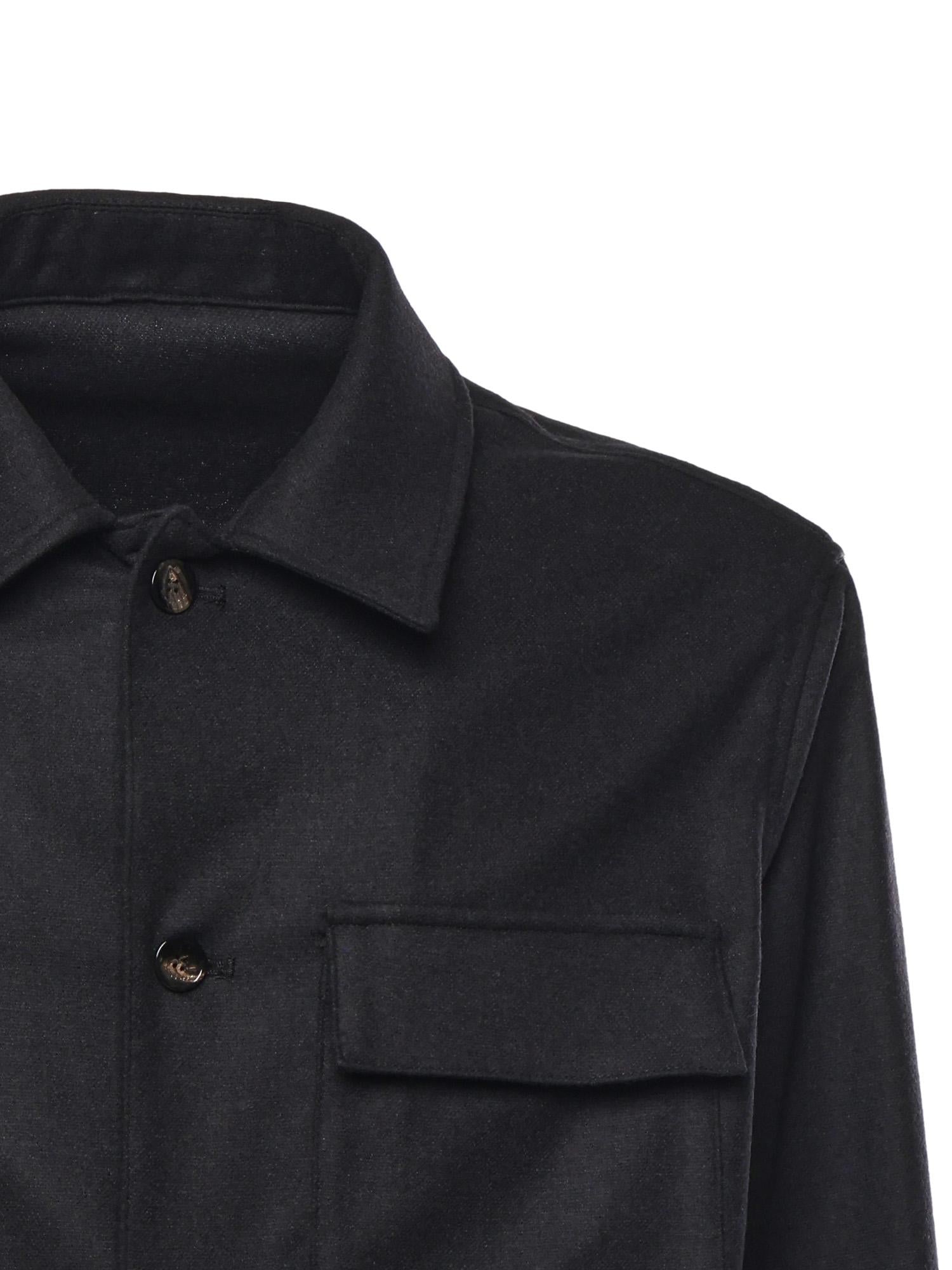 Camicia in lana MCJSP3597F25 019 MICHAEL COAL 