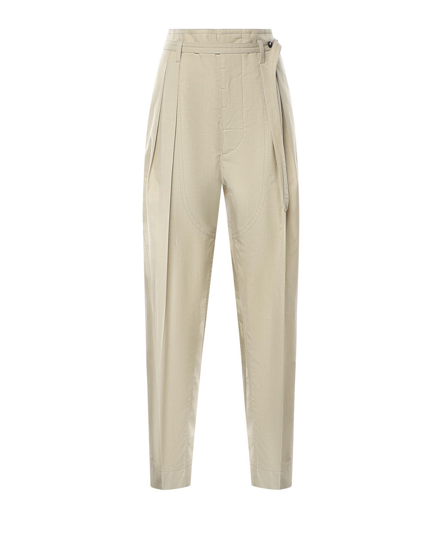 Pantaloni in cotone e lana leggera 866704 V6DG02159 BOTTEGA VENETA 