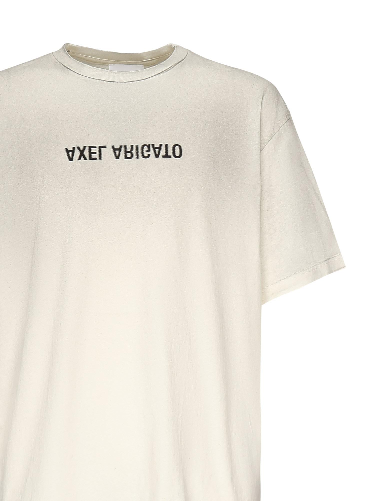 T-shirt Distort Light A3543002 WHITE AXEL ARIGATO 