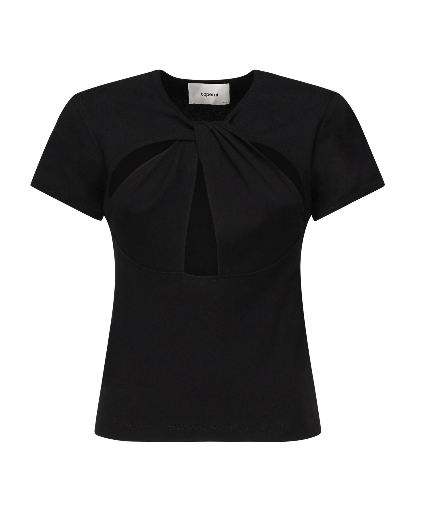 T-shirt cut-out COPJS158F5012 BLACK COPERNI 
