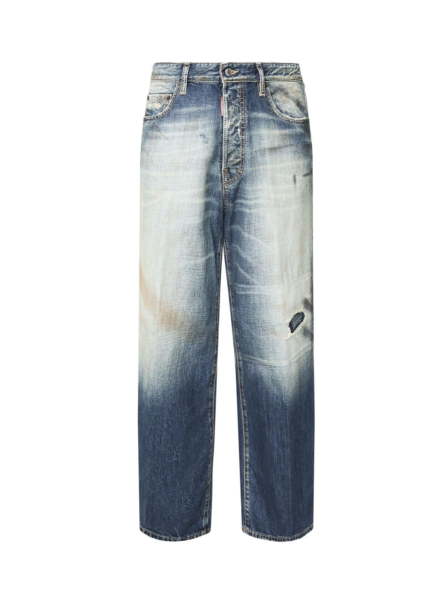 Jeans distressed con logo S74LB1759 D30011470 DSQUARED2 