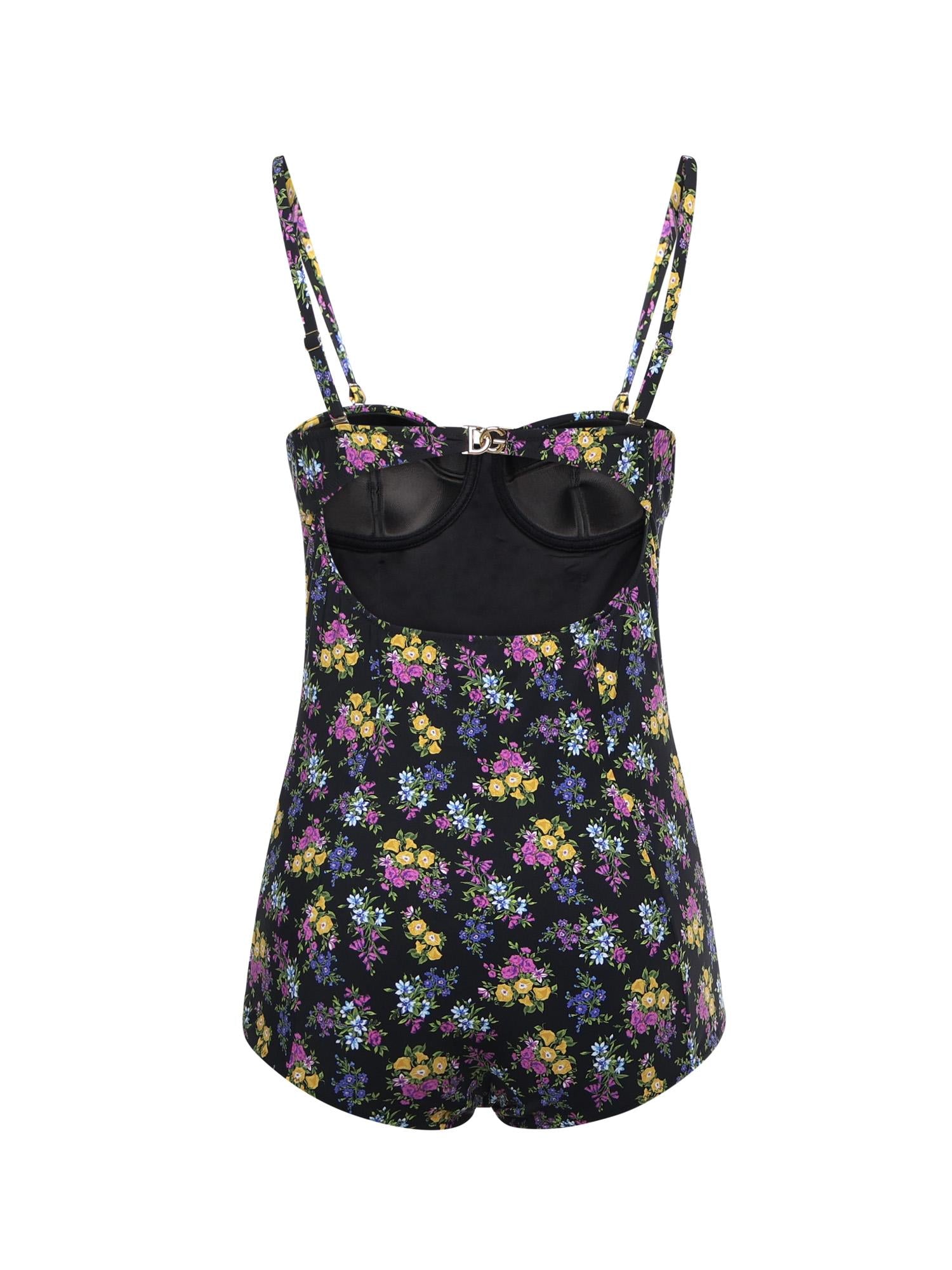 Costume intero balconcino con stampa O9A13J ON0DQHN5XL DOLCE & GABBANA 