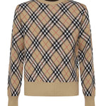 Maglia in misto lana e mohair Check 8111379 B9368 BURBERRY 