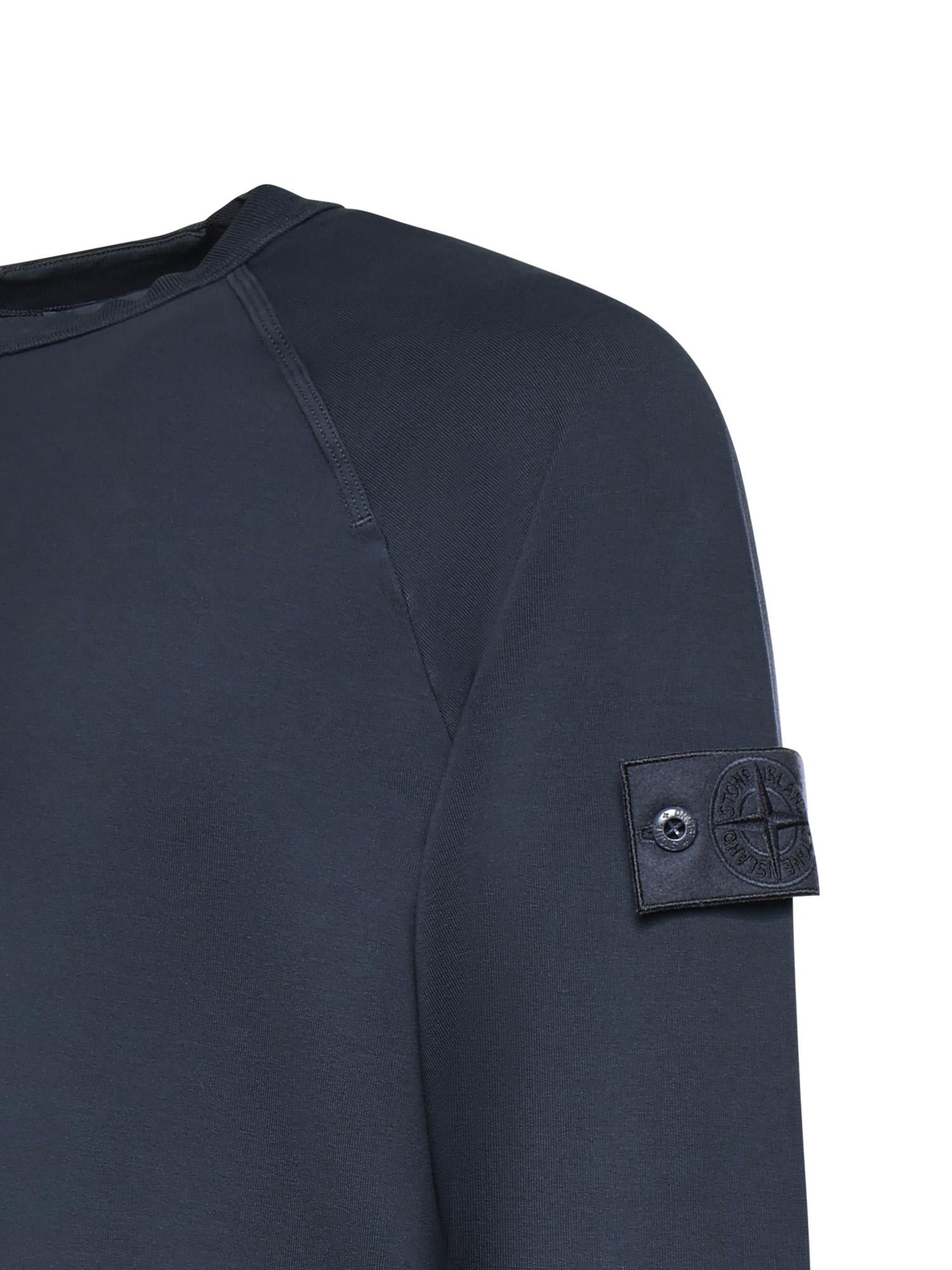 Felpa in cotone stretch con logo L1S156100064 S00F3V002E STONE ISLAND 