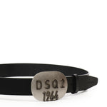 Cintura vintage con placca logo BEM0671 M4162 DSQUARED2 