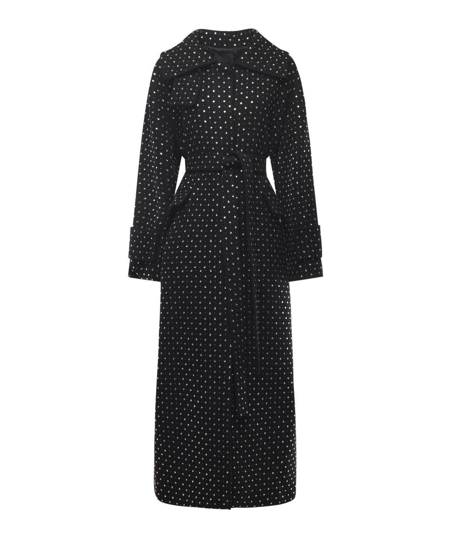 Trench con strass e borchie 106154 A30WZ99 PINKO 