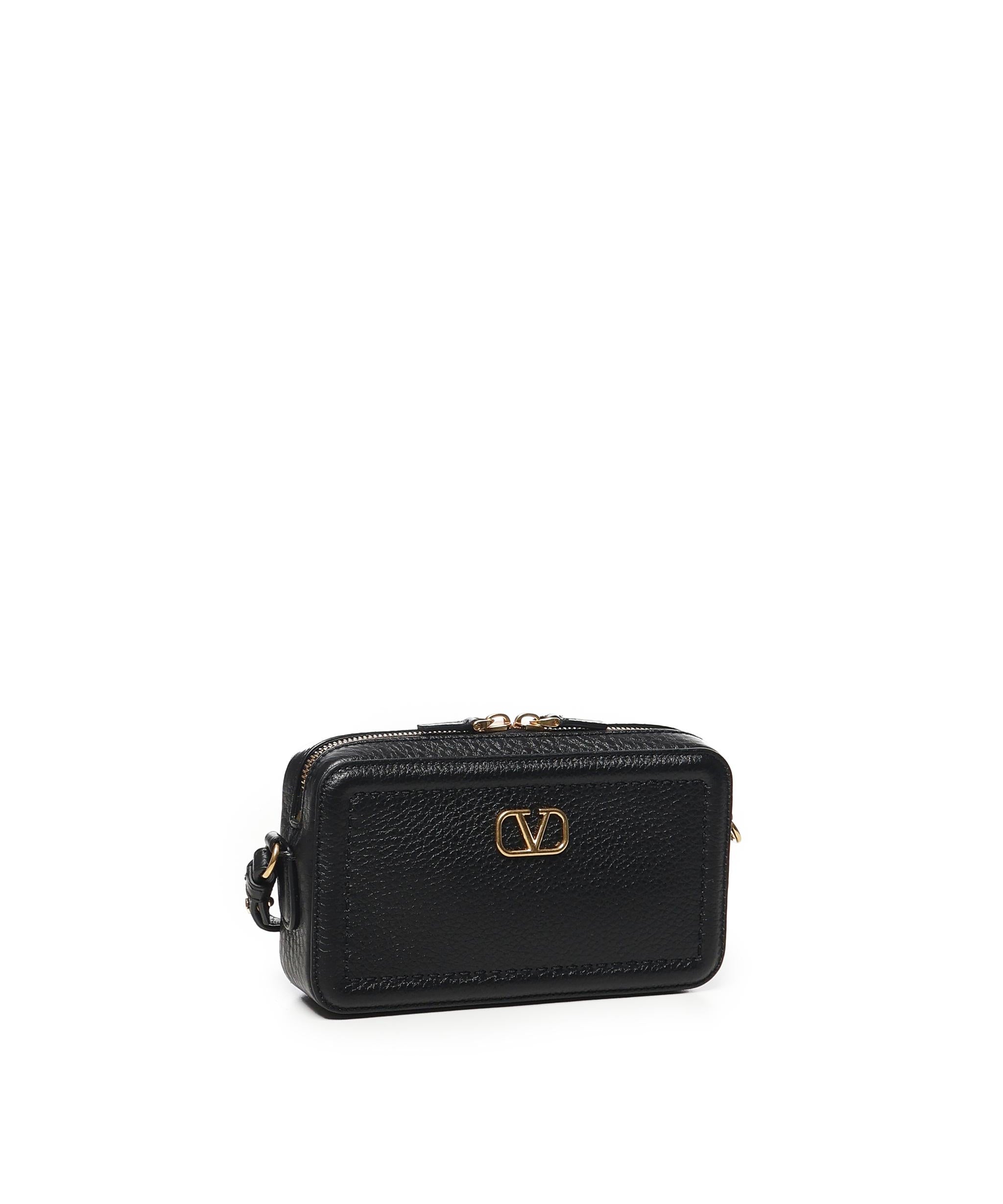 Borsa tracolla mini Alltime in vitello granato 6W0P0AI5 RZR0NO VALENTINO GARAVANI 