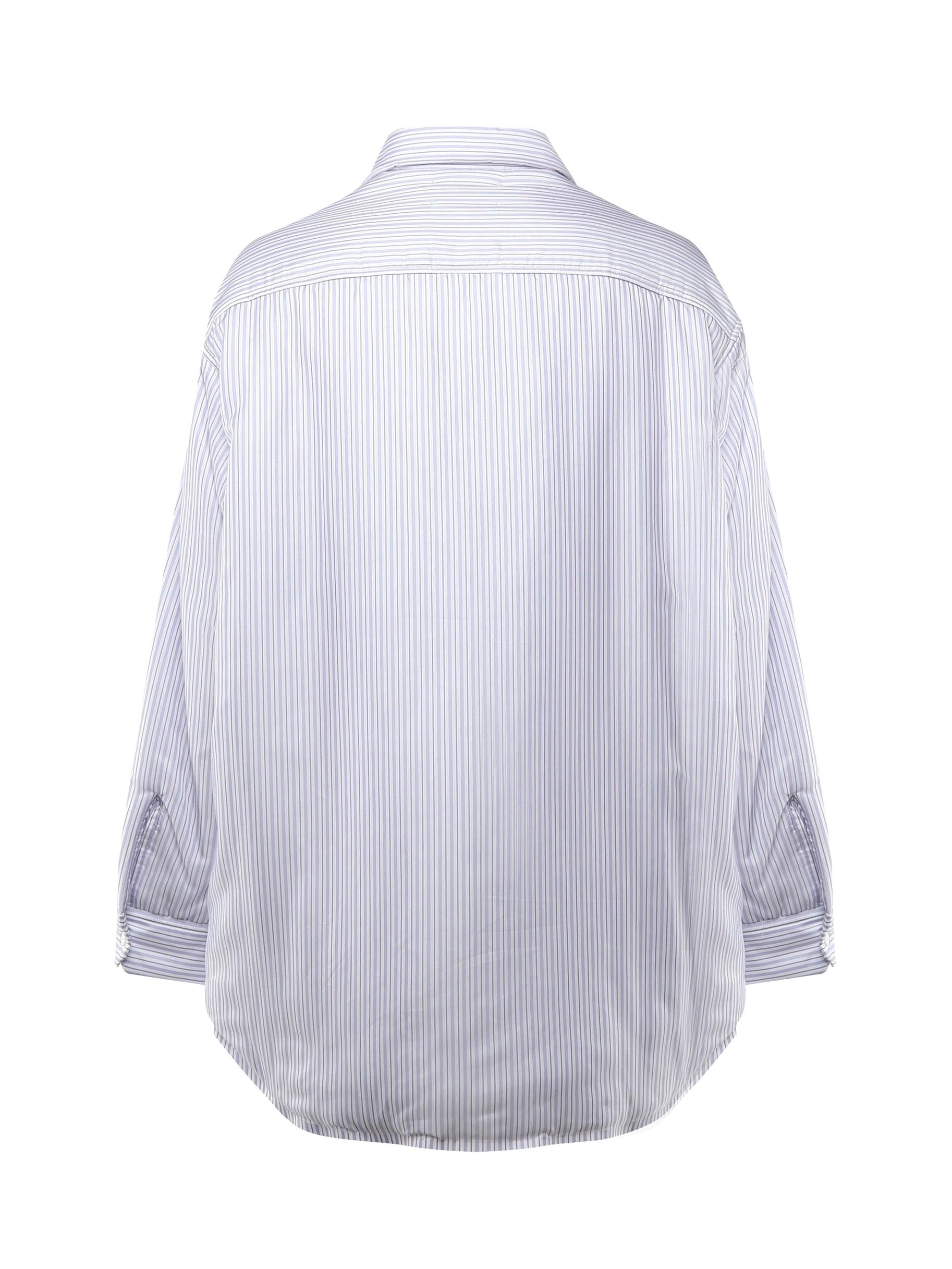 Camicia in cupro a righe S50DT0040 M35204001F MAISON MARGIELA 