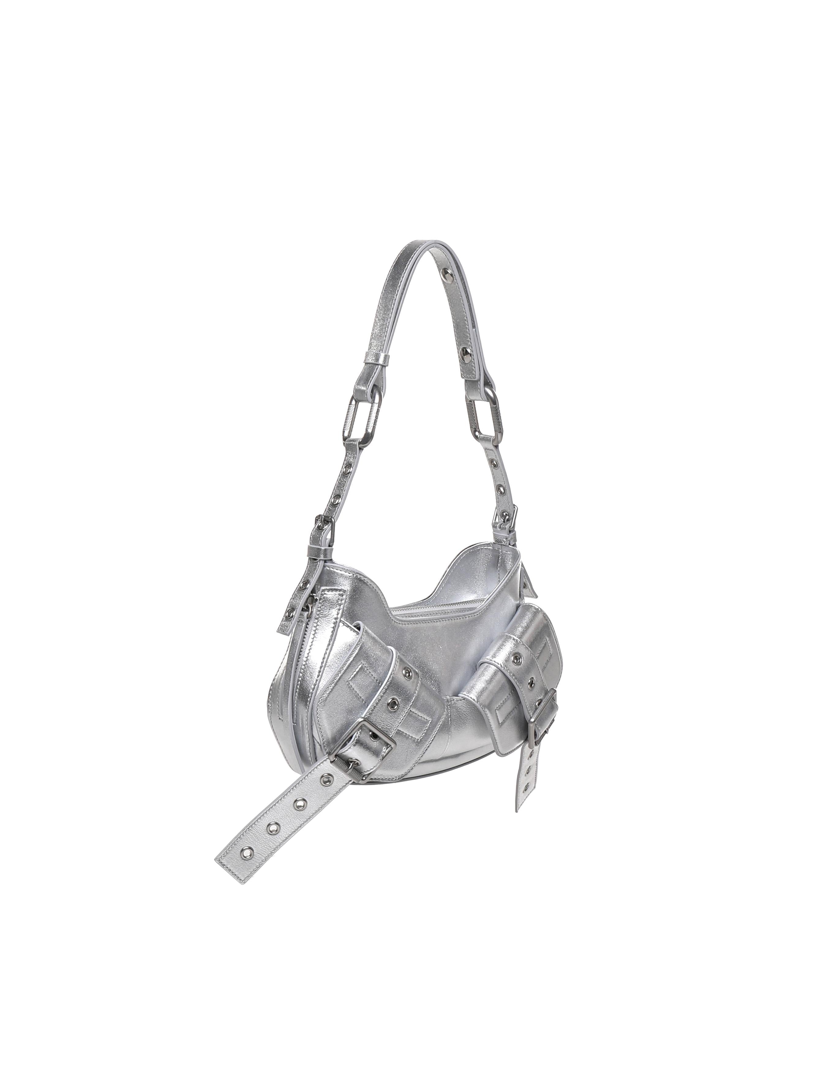 Borsa a spalla Y2K.002 FBBP70002LAM -ARGENTO/NIKEL BIASIA 
