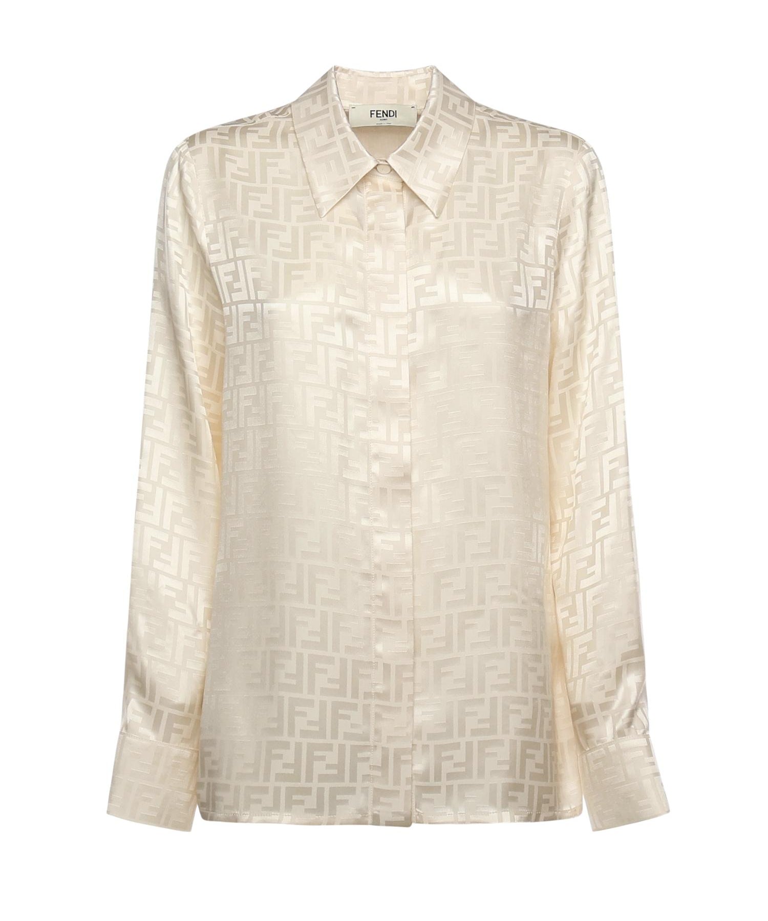 Camicia in seta FF jacquard FS8140 AJ0ZF1M2A FENDI 