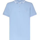Polo in piquet stretch NPMB252140STDW U600 FAY 