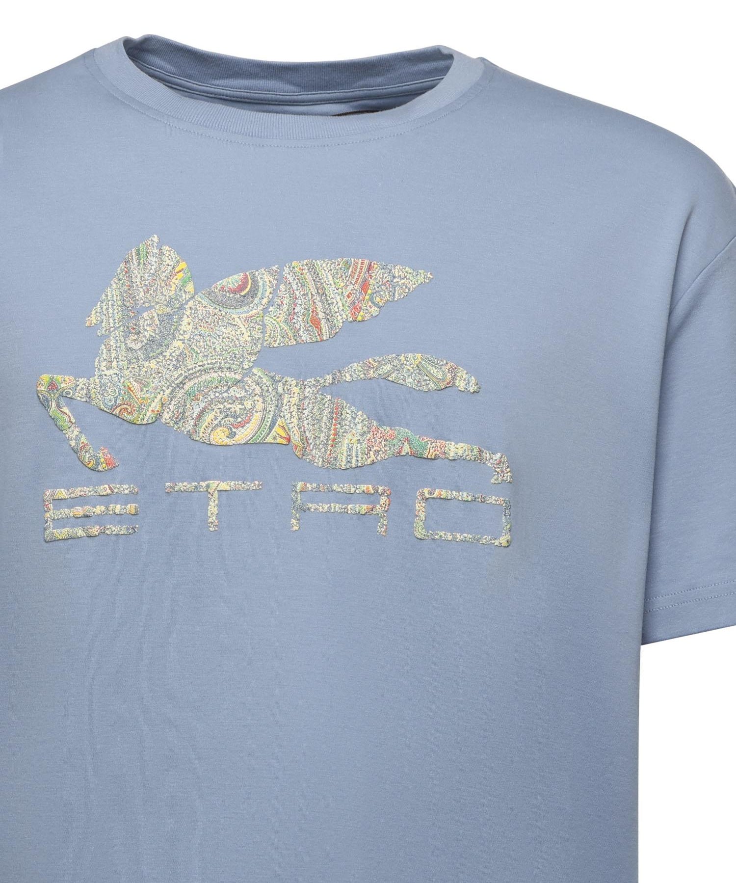 T-shirt in cotone con stampa logo MRMA0002 AK981F3981 ETRO 