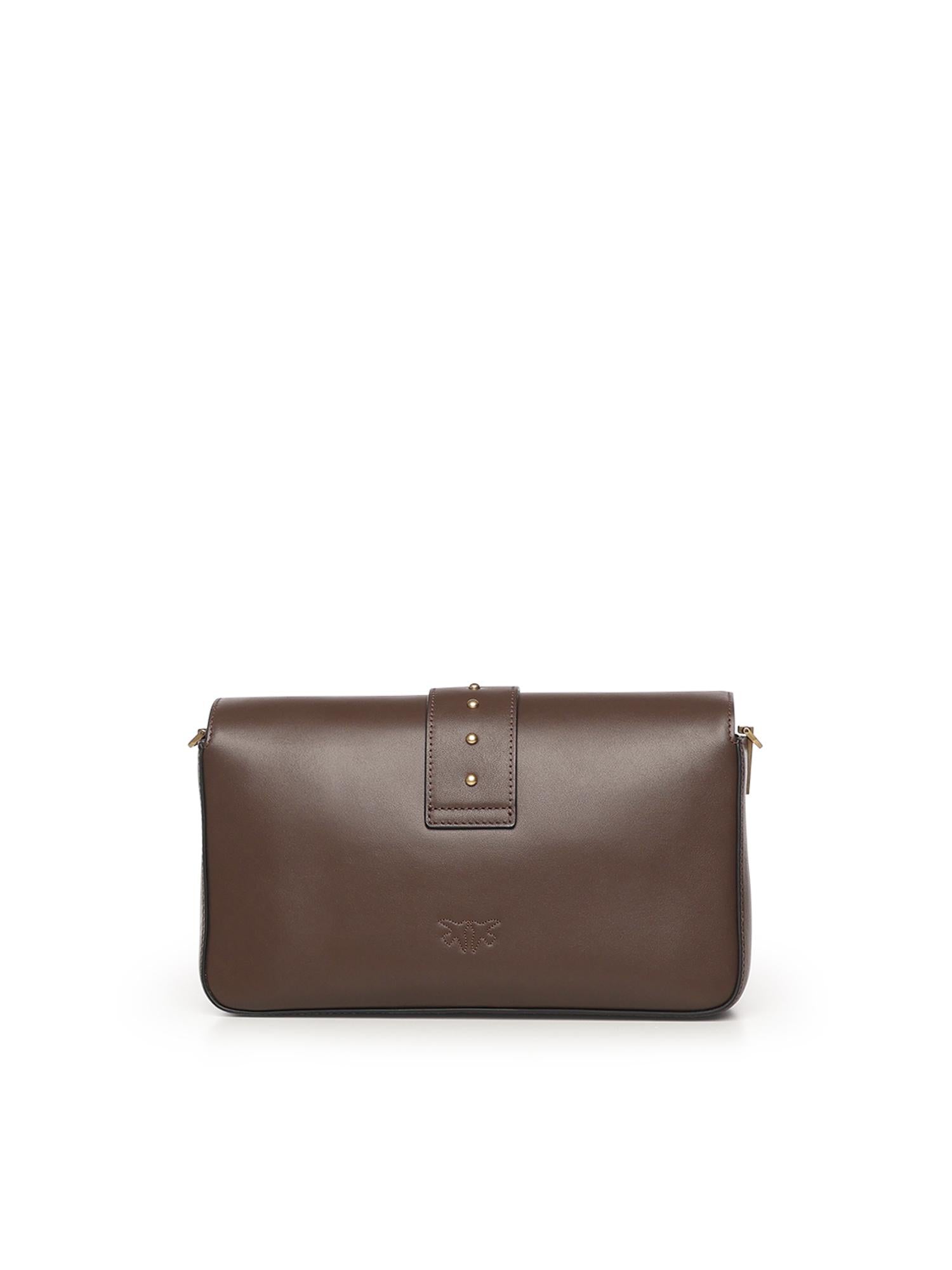 Borsa a spalla Love Bag grande in pelle 104524 A0QOL74Q PINKO 