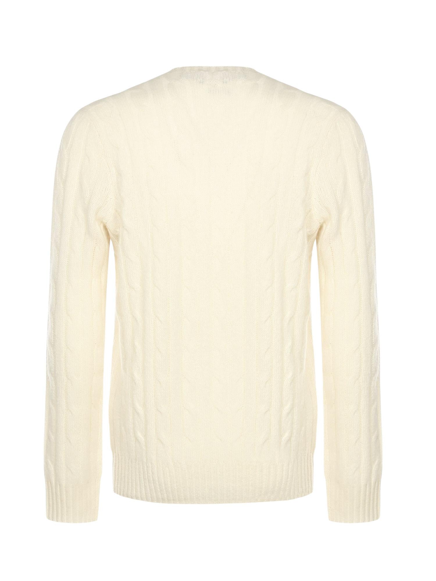 Maglia in cashmere a trecce 710876728 010 POLO RALPH LAUREN 