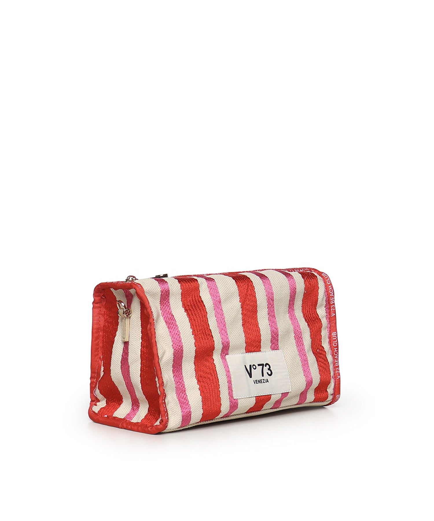 Clutch con logo 73BS9MV04R ILENEROSSO/MULTICOLOR V° 73 
