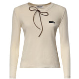 T-shirt in cotone MJLA58 191IF0379 MIU MIU 