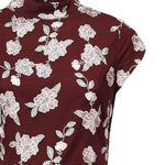 Abito asimmetrico con stampa floreale 114511 2934 ROTATE 