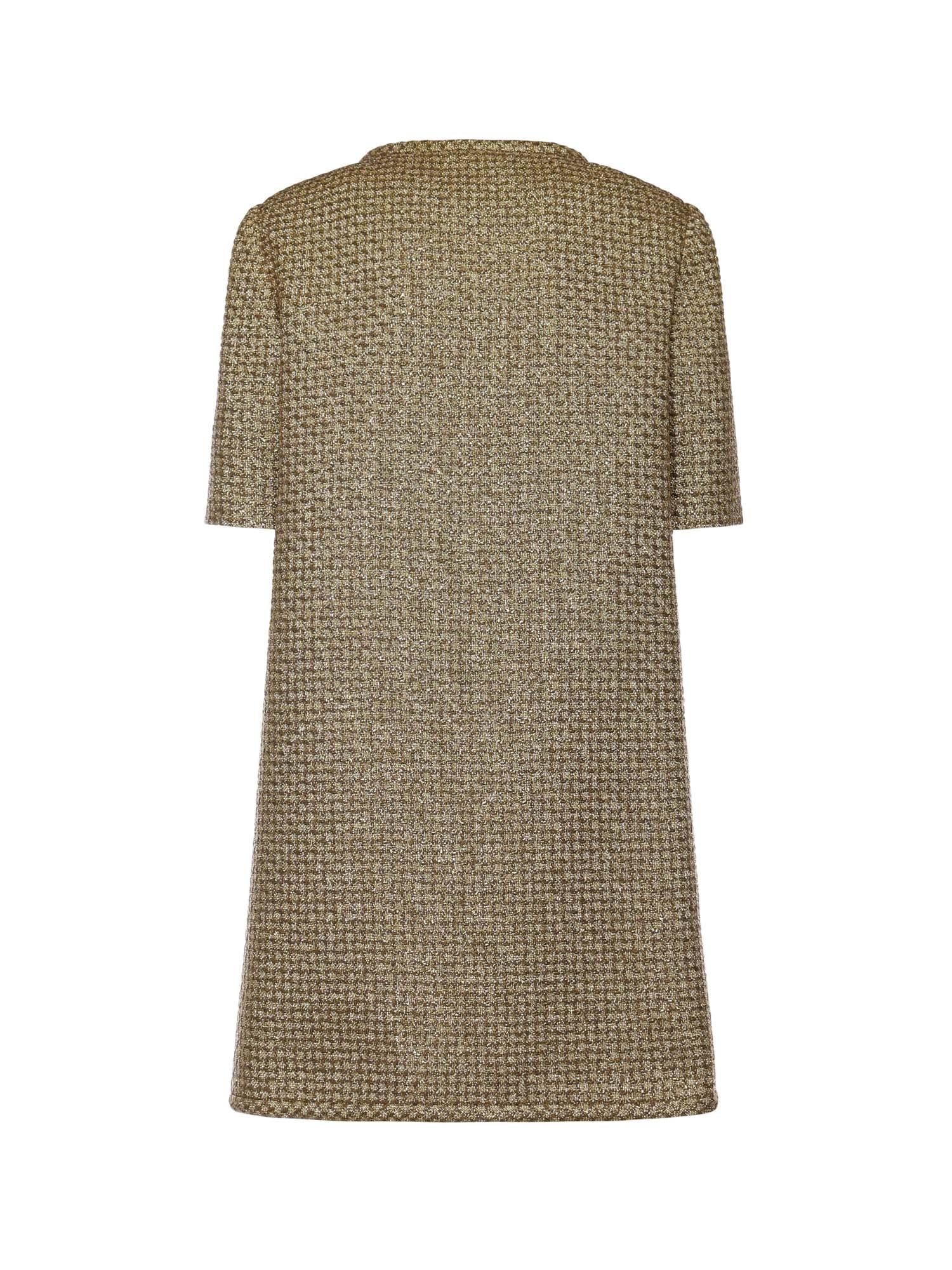 Abito corto in tweed canestrello lurex 8B3VAHP3 A11G70 VALENTINO GARAVANI 