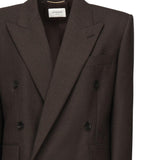 Blazer doppiopetto in lana 823616 Y5K322124 SAINT LAURENT 