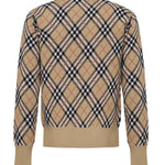 Maglia in misto lana e mohair Check 8111379 B9368 BURBERRY 