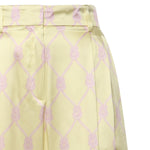 Pantaloni in seta con stampa nappine 80AAA118 N0695162 GENNY 