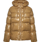 Piumino in crystal nylon con cappuccio 101597 A2P7D93 PINKO 