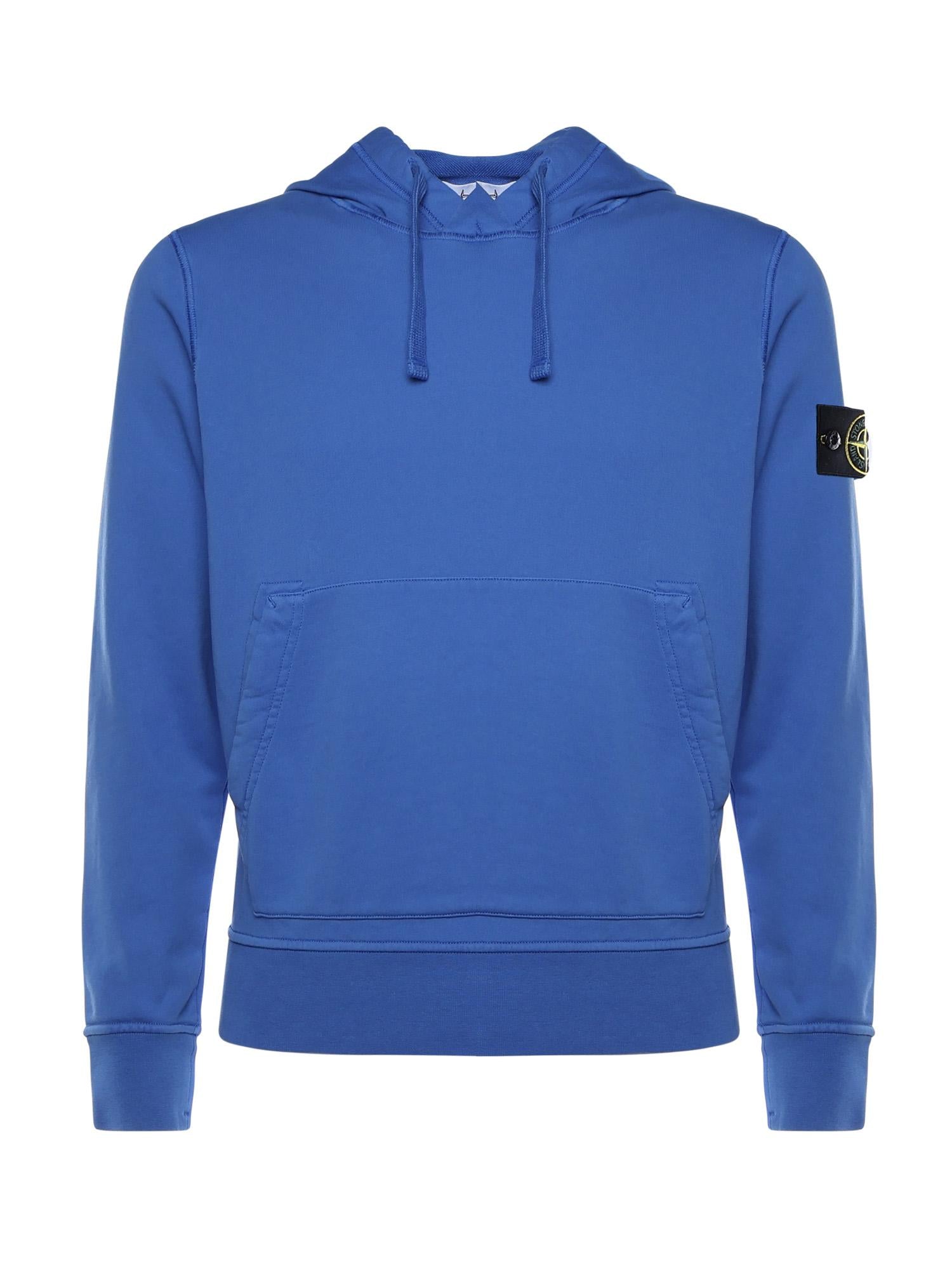 Felpa in cotone con logo L1S156100060 S0051V0041 STONE ISLAND 