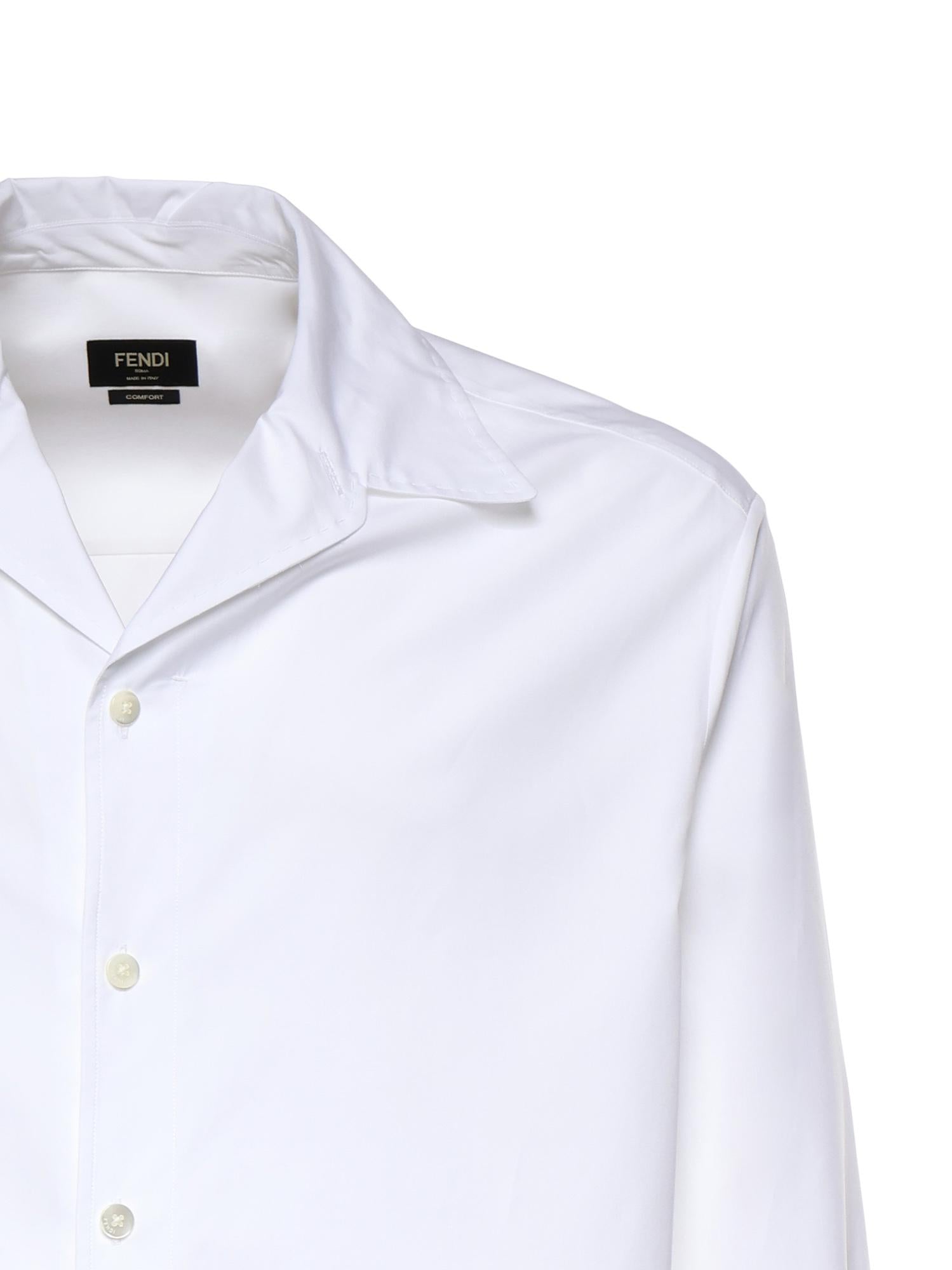 Camicia in popeline FS1355 AYX5F0QA0 FENDI 
