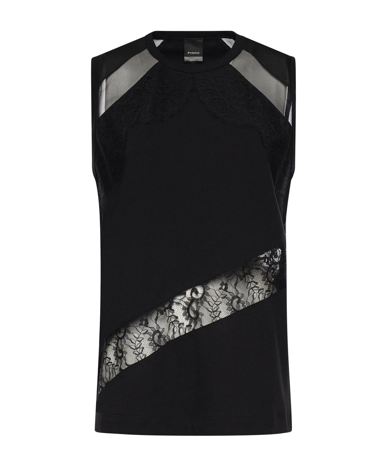 Top con dettagli in pizzo 106291 A335Z99 PINKO 