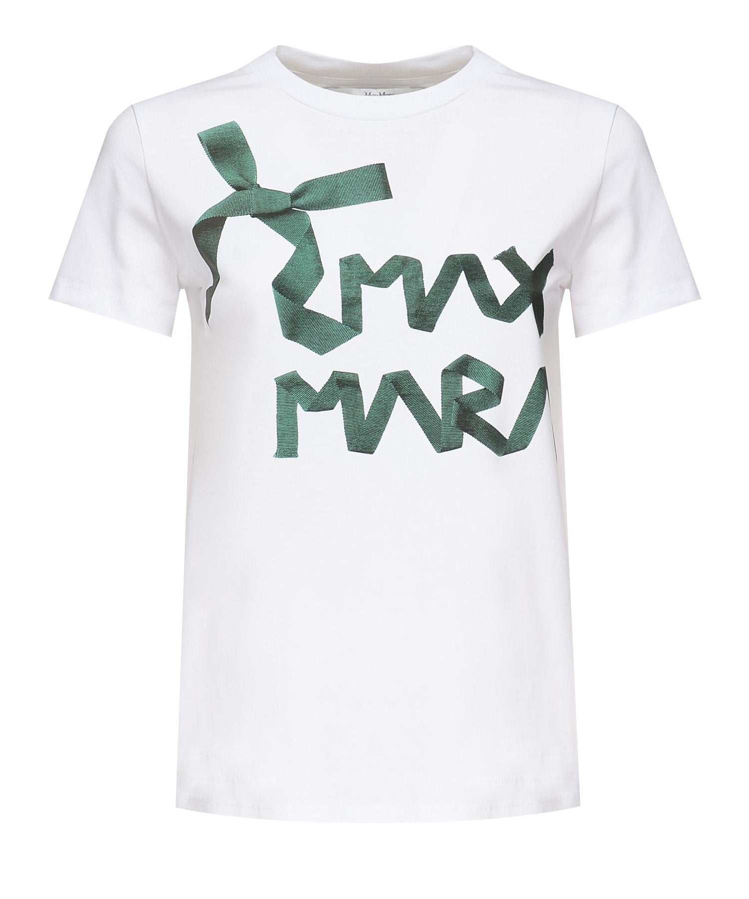 T-shirt Calcio con logo 2521946061600 010 MAX MARA 