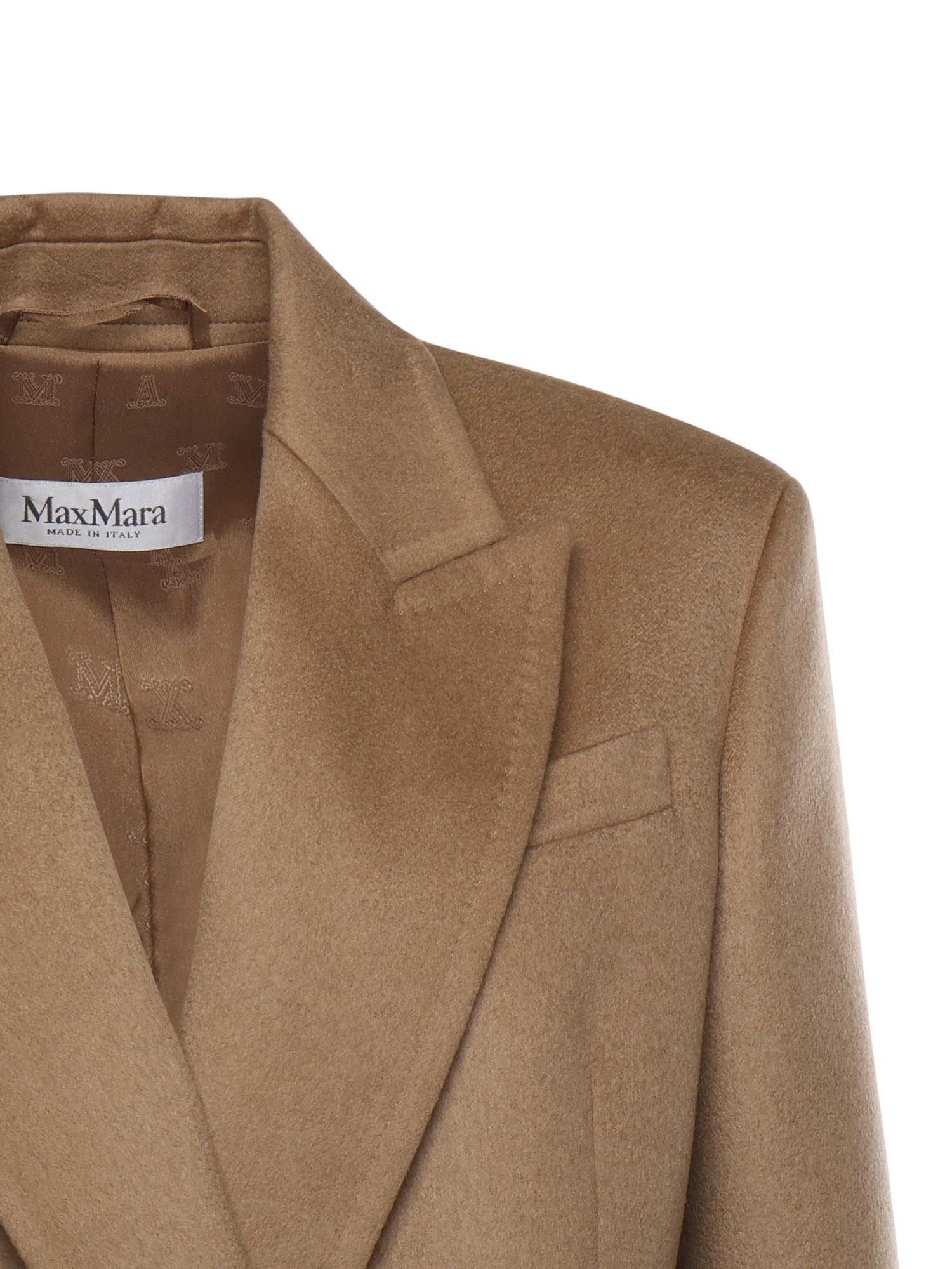 Blazer Olimpia  in cammello zibellinato 2521046012600 001 MAX MARA 