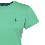 T-shirt in cotone con logo 211B14605 016 POLO RALPH LAUREN 