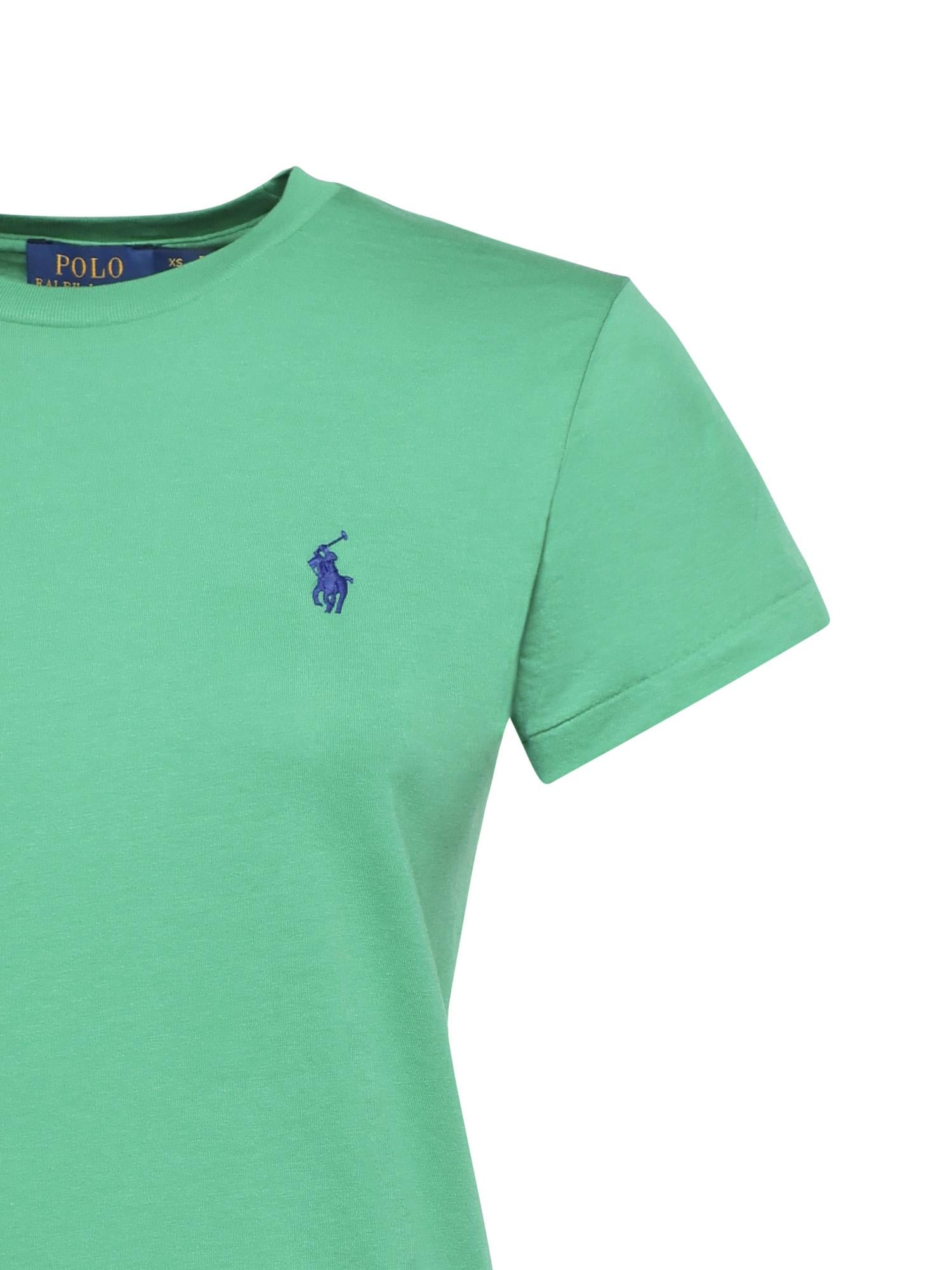 T-shirt in cotone con logo 211B14605 016 POLO RALPH LAUREN 
