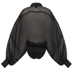 Body in chiffon e popeline 105571 A2VNZ99 PINKO 