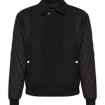 Bomber con maniche trapuntate S74AM1596 S40320900 DSQUARED2 