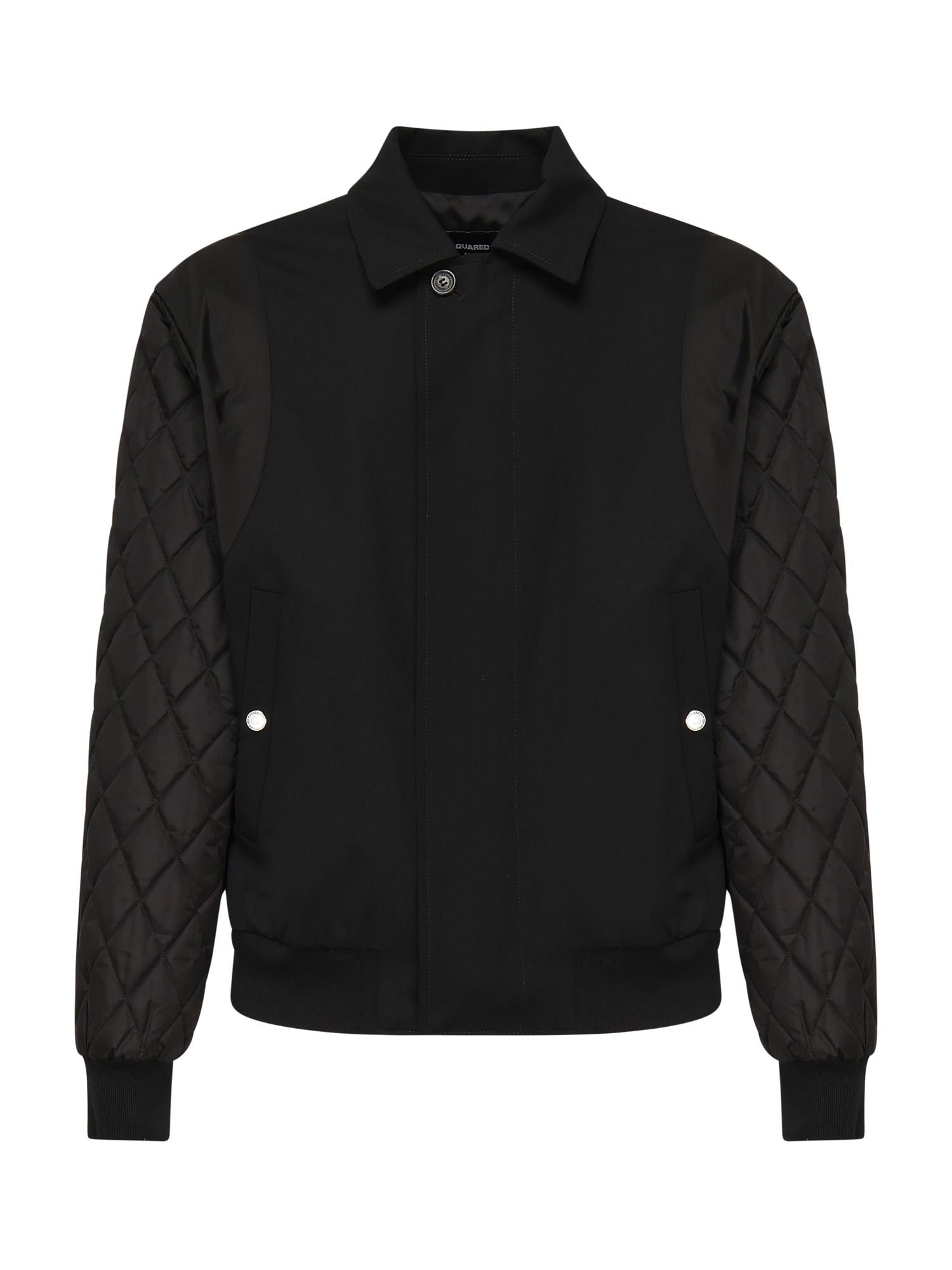 Bomber con maniche trapuntate S74AM1596 S40320900 DSQUARED2 