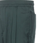Pantaloni Niklas in fresco lana<BR/> NIKLAS VERDE SCURO GIULIANO GALIANO 