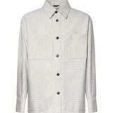 Overshirt in denim con impunture FW1410 AWMLF08QQ FENDI 