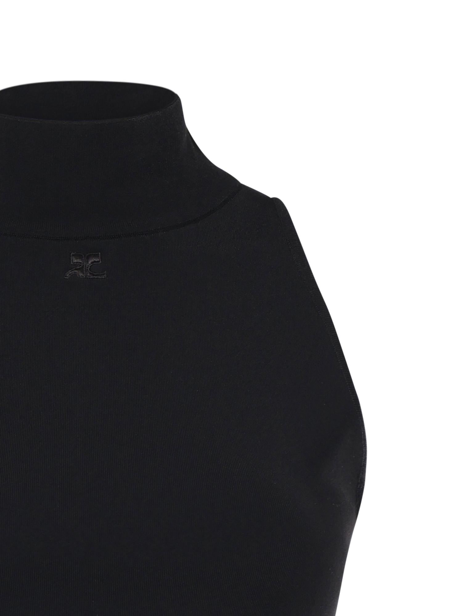 Top Heritage in maglia 126MT0480FI0063 9999 COURREGES 