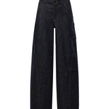 Jeans cargo in denim PF26831P BL SELF-PORTRAIT 