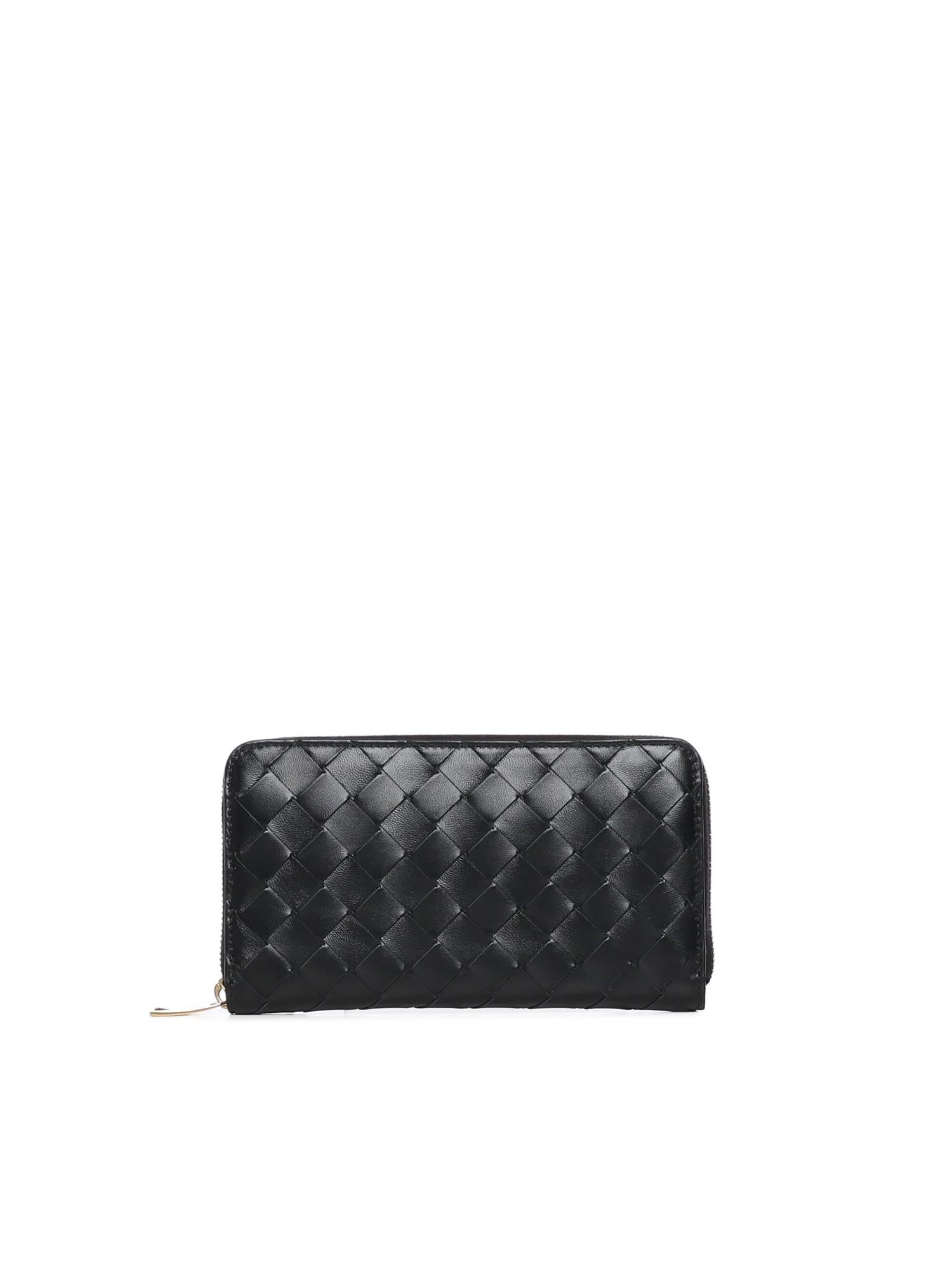 Portafoglio Intrecciato con zip 814674 VCPP28425 BOTTEGA VENETA 