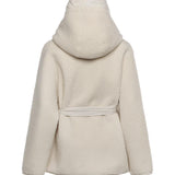 Caban corto effetto teddy 105473 A2QCC00 PINKO 