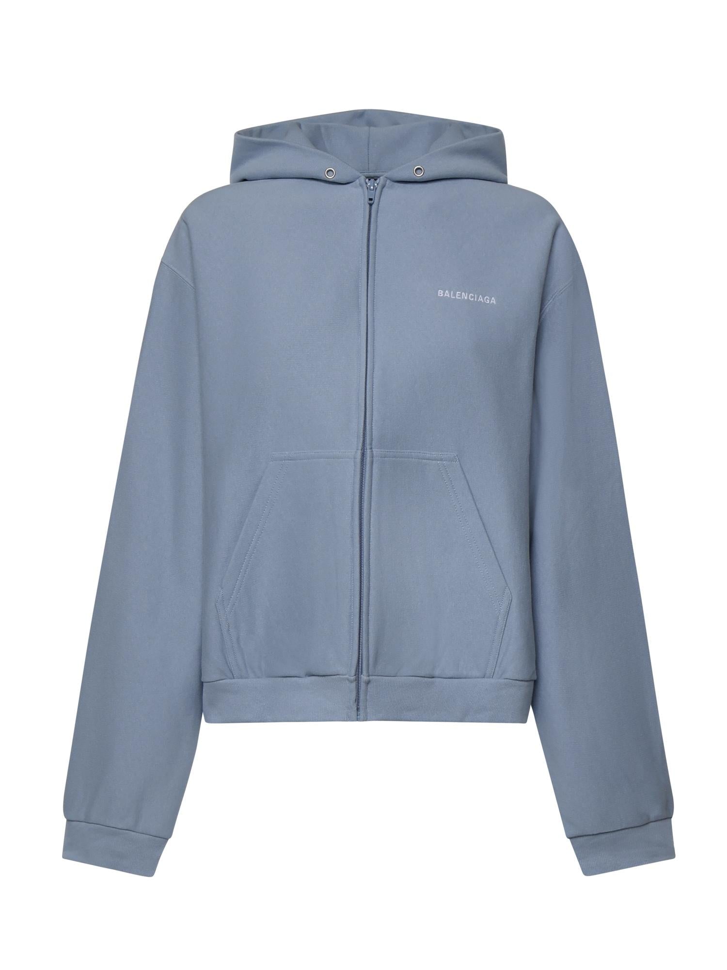 Felpa Balenciaga Back Zip-Up in pile 851236 TTVJ24773 BALENCIAGA 