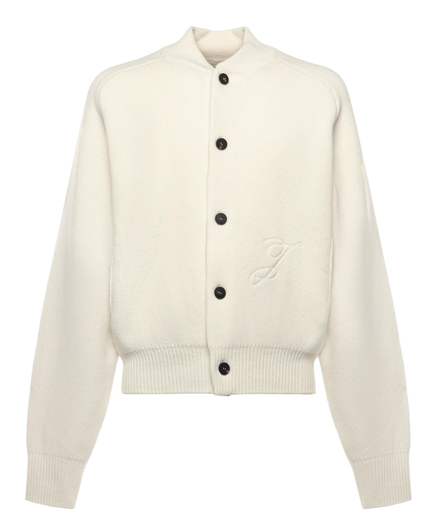 Cardigan "Le Cardigan Pallone" in lana vergine e cashmere 25HCDM00567AK00278 110 JACQUEMUS 