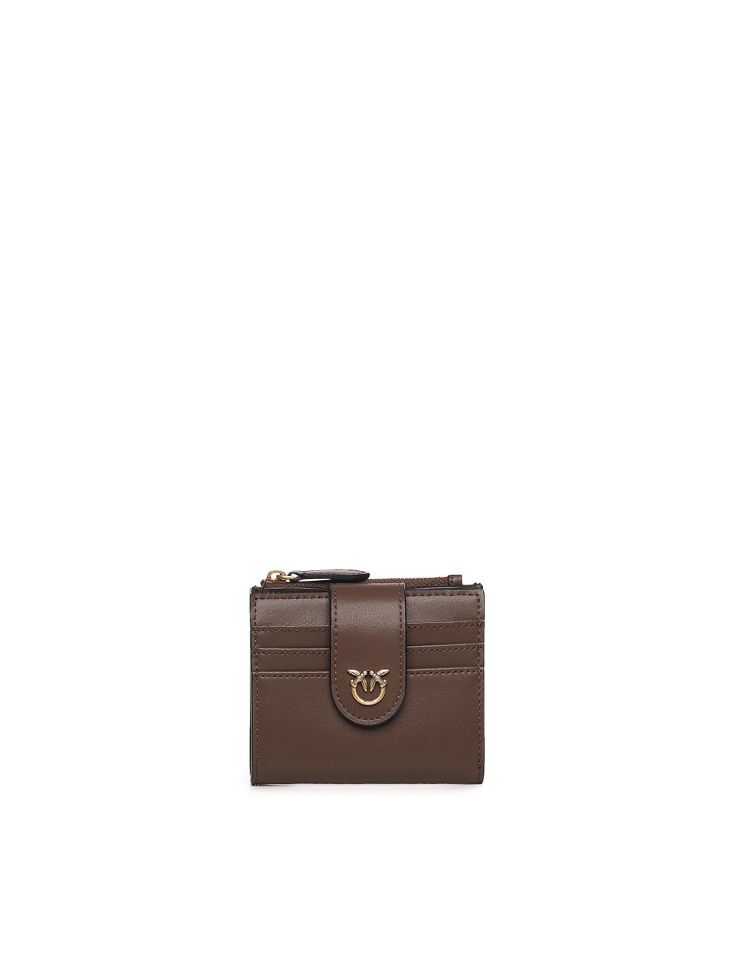 Portafoglio zip-around in nappa 103610 A0F1L74Q PINKO 