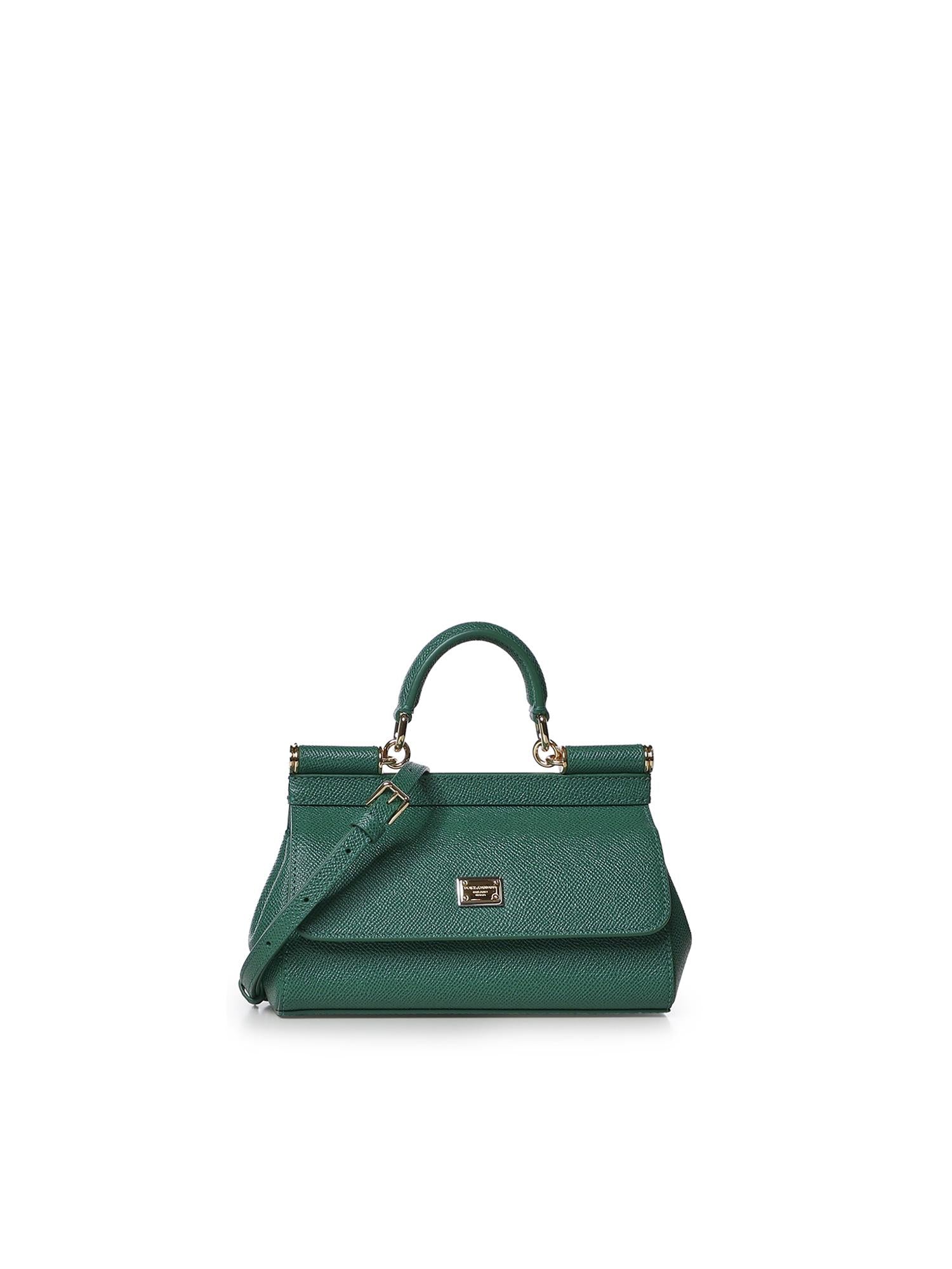 Borsa a mano Sicily mini in pelle di vitello Dauphine BB7116 B100187174 DOLCE & GABBANA 